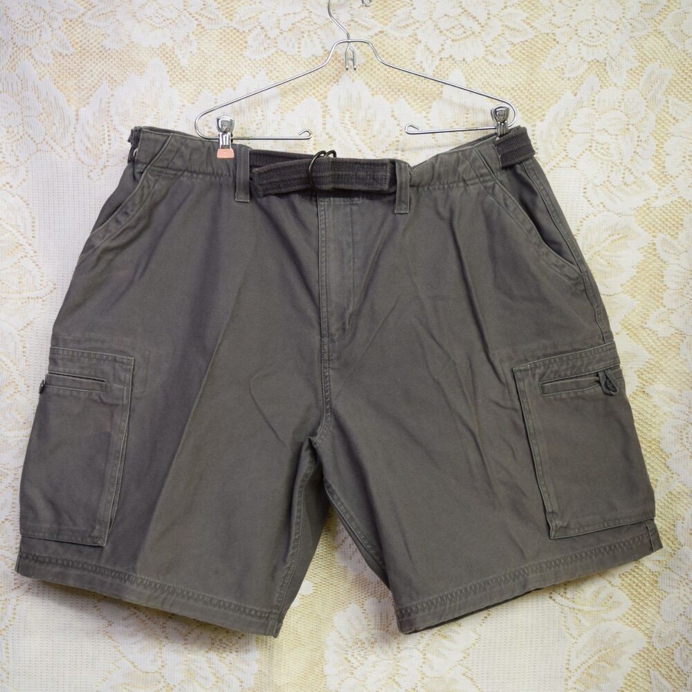 Counter Culture Mens Shorts Size 40 Cargo Streetwear Skater Distressed Belted
